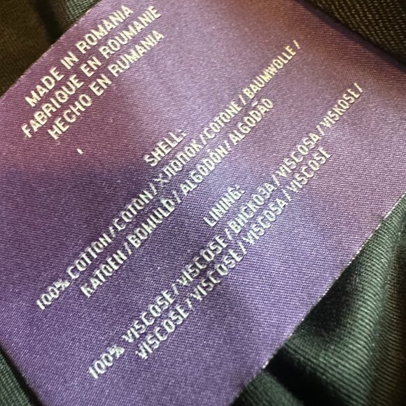 Ralph Lauren Purple Label Zip Button Trench Coat Jacket Waist Length Size XXL 2X - Picture 11 of 12